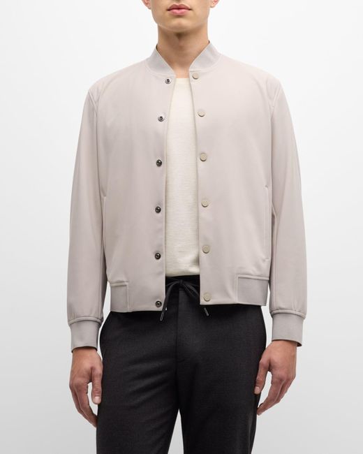 Theory Gray Murphy Precision Ponte Jacket for men
