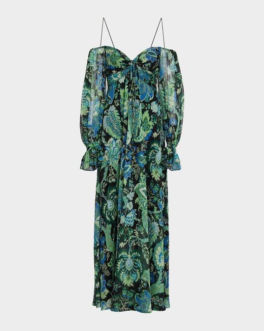 emanuel ungaro green dress Emanuel Ungaro Vintage Long Dress - Green Dresses, Clothing - EMA34248