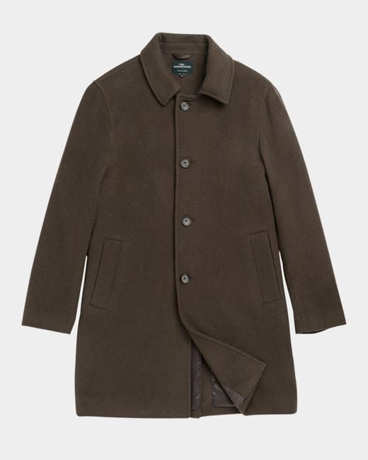 Rodd & Gunn Black Westgate Melton Wool Jacket for men