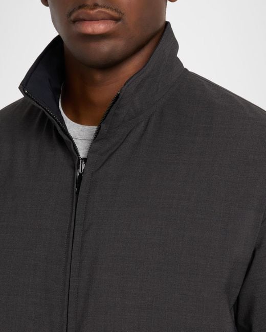 Theory Gray Apos;S St. Clair Reversible Jacket for men