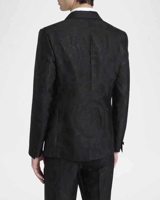 Versace Black Apos;S Jacquard Evening Jacket for men