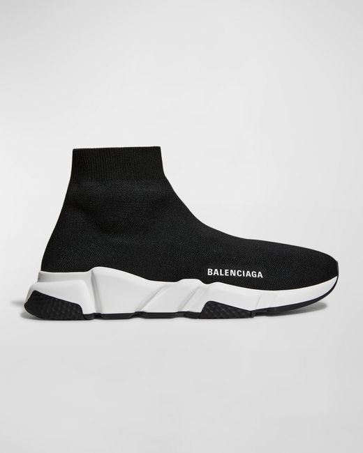 Balenciaga Black Speed 2.0 Knit Sock Trainer Sneakers