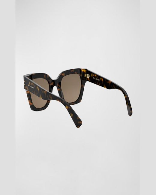 BVLGARI Brown B. Zero1 Geometric Sunglasses