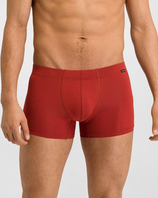Hanro Red 2-pack Cotton Essentials Boxer Briefs for men