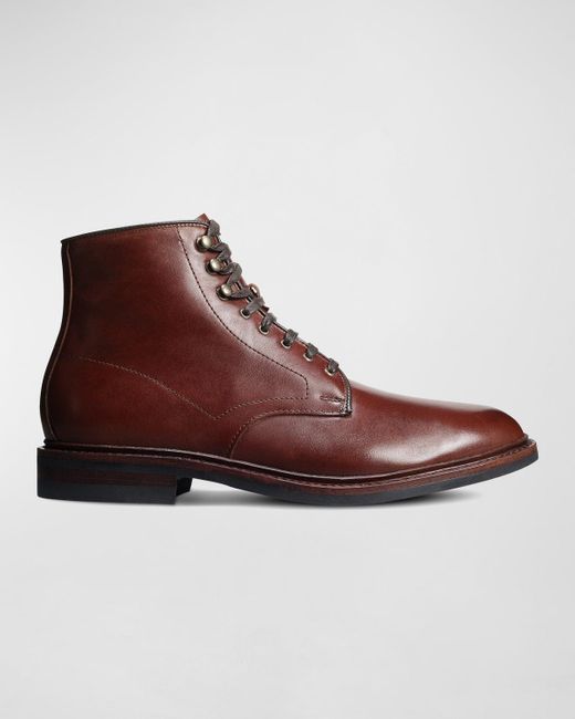 Allen Edmonds Brown Higgins Leather Lace-up Boots for men