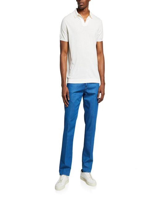 Stefano Ricci Blue Straight-leg Denim Jeans for men