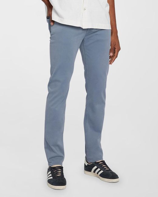 7 For All Mankind Blue Slimmy Luxe Performance Plus Pants for men