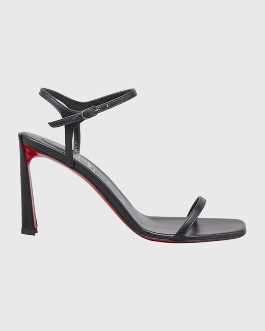 Christian Louboutin Metallic Condora Ankle-Strap Sole Sandals