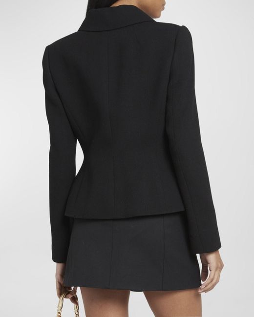 Dolce & Gabbana Black Wool Single-Breasted Jacket