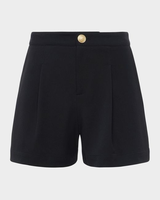 L'Agence Women's Black Saige Safari Shorts