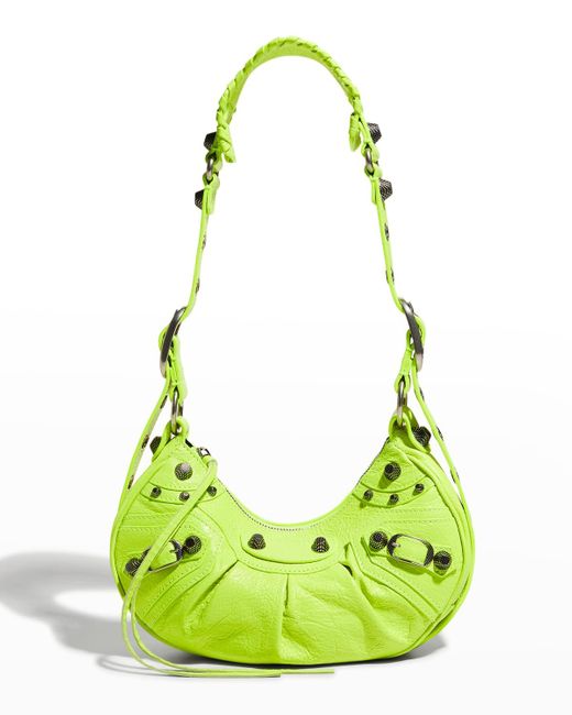 Balenciaga Green Le Cagole Xs Shoulder Bag
