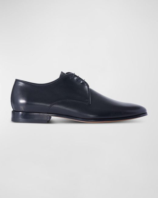 Paul Stuart Blue Gabriel 2 Leather Derby Shoes for men