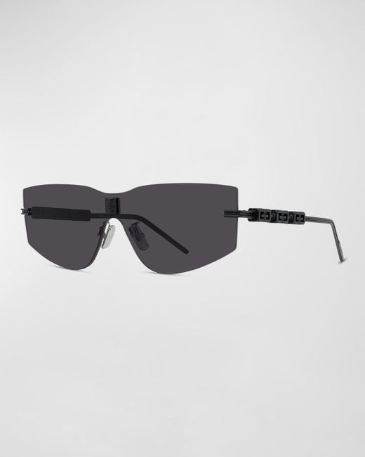 Givenchy Multicolor 4gem Rimless Shield Sunglasses for men