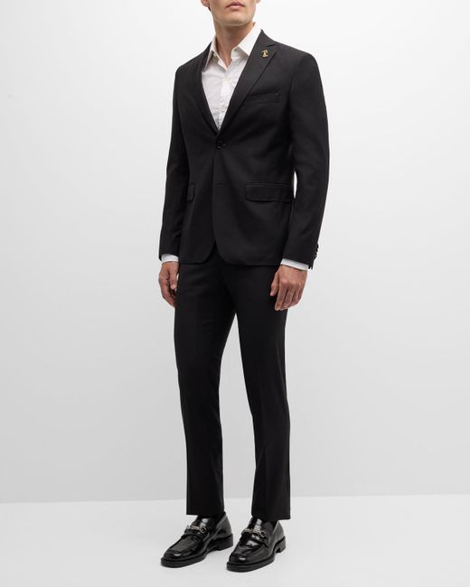 Pal Zileri Black Slim Two-Piece Suit for men