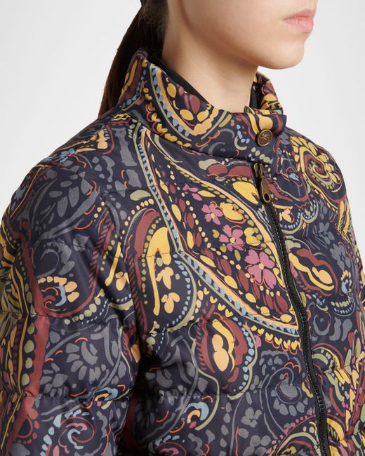 Etro Multicolor Paisley Down Padded Jacket