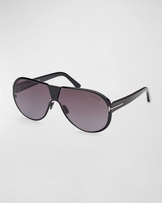 Tom Ford Multicolor Vicenzo Metal And Acetate Aviator Sunglasses for men