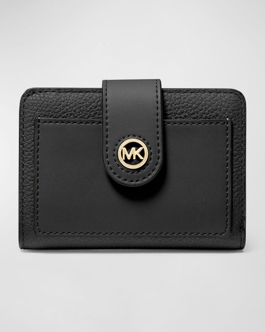 MICHAEL Michael Kors Black Charm Small Pocket Compact Wallet
