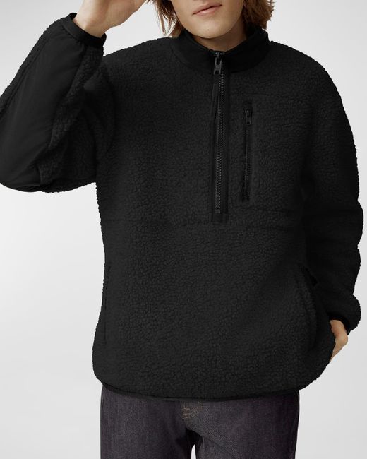 Canada Goose Black Updated Renfrew Fleece Pullover for men