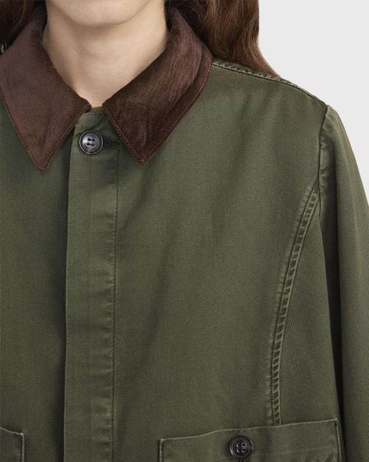 FRAME Green The Mini Swing Jacket