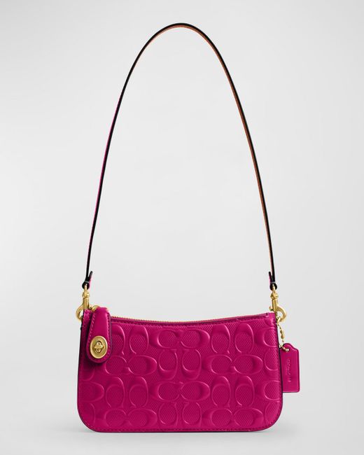 vintage Hot Pink coach tote handbag