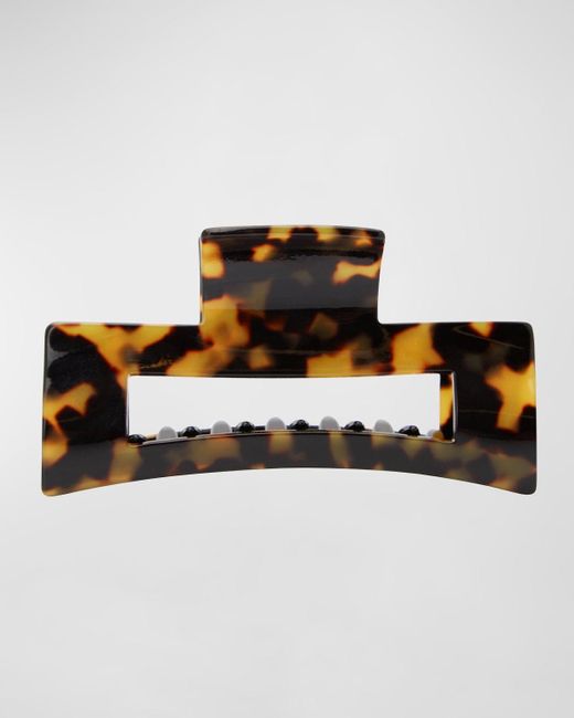 France Luxe Multicolor Large Cutout Rectangle Jaw Hair Clip