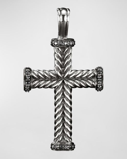 Pyramid Cross in Sterling Silver, 37mm | David Yurman