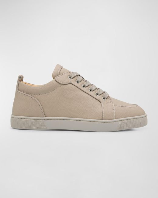 Christian Louboutin Natural Rantulow Orlato Leather Low-Top Sneakers for men