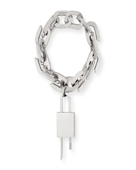 Givenchy Multicolor G-Link Lock Medium Bracelet for men