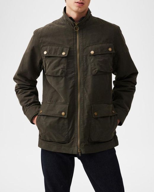 Rodd & Gunn Black Apos;S Aberdeen Canvas Jacket for men
