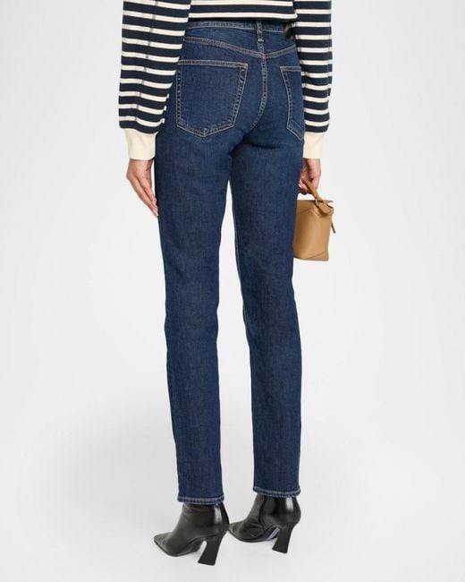 Rag & Bone Blue Sutton Cigarette Jeans