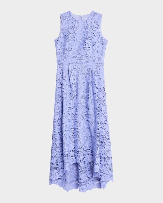 Shoshanna Daniela High-Low Floral Lace Maxi Dress in Blue | Lyst Shoshanna Daniela High-Low Floral Lace Maxi Dress in Blue | Lyst