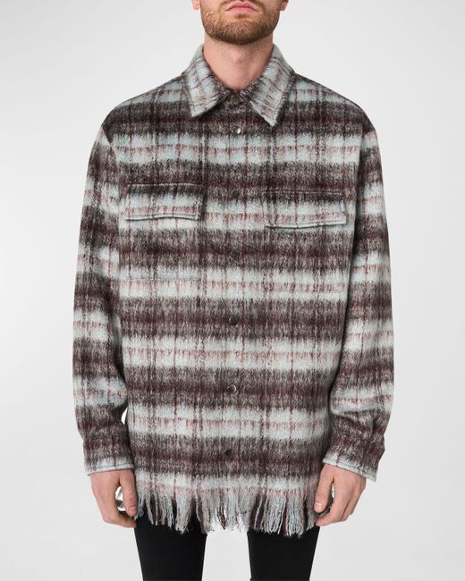 overshirt with fringe
