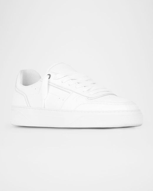 Represent White Initial Leather Low-Top Sneakers for men