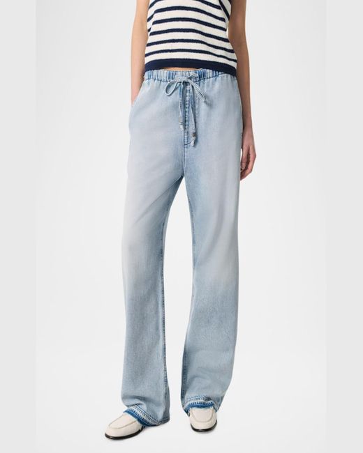 Rag & Bone Blue Ultra Featherweight Logan Beach Pants