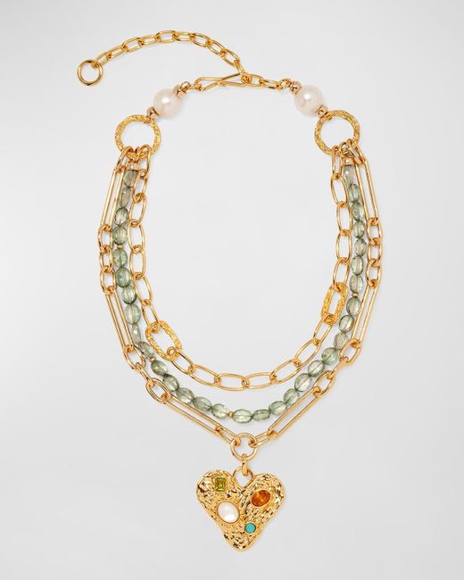 Lizzie Fortunato Metallic Treasure Trove Necklace