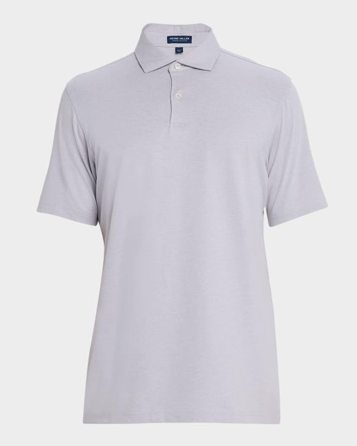 Peter Millar Blue Albatross Cotton Piqué Polo for men