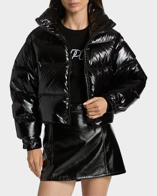 MICHAEL Michael Kors Black Short Down Puffer Jacket