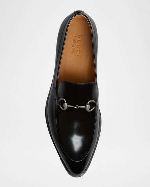 Gucci Black Apos;S Burn Bit Loafers for men