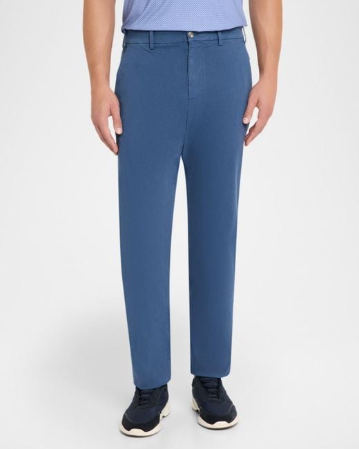 Peter Millar Blue Apos;S Flat Front Trousers for men