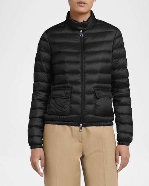 Moncler Black Lans Short Down Jacket