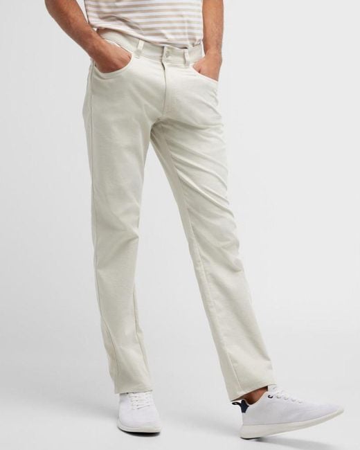 Peter Millar Gray Apos;S Eb66 5-Pocket Performance Pants for men