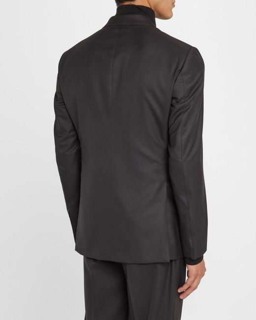Giorgio Armani Soft Basic Two-piece Suit, Black for men
