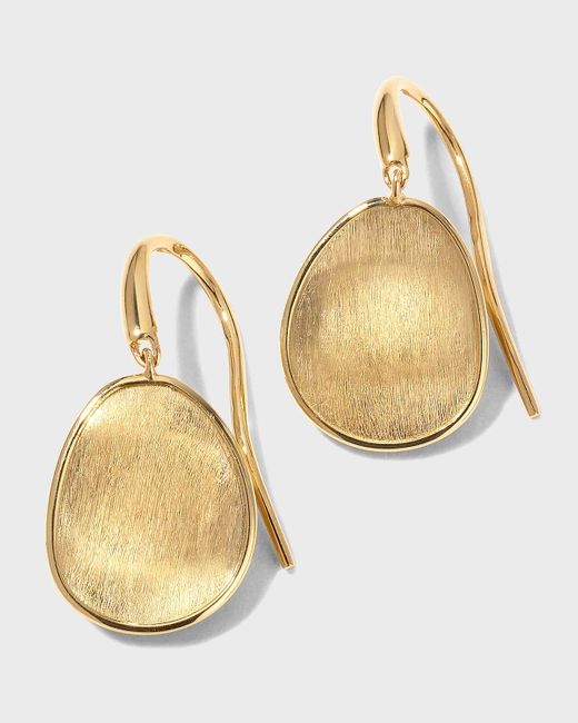 Marco Bicego Metallic Lunaria 18k Gold Drop Earrings