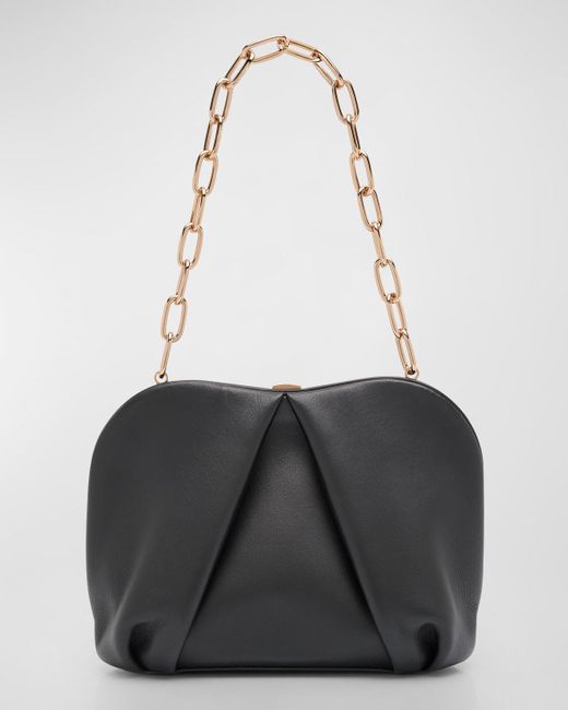 Gabriela Hearst Black Taylor Leather Clutch Bag