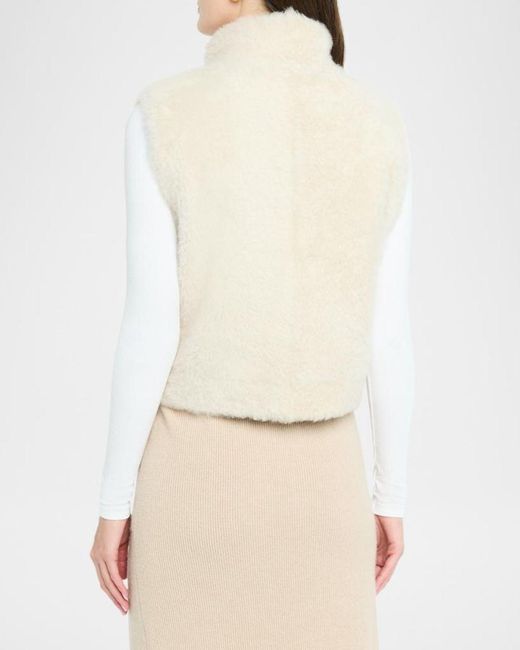 UTZON Natural Victor Reversible Shearling Vest