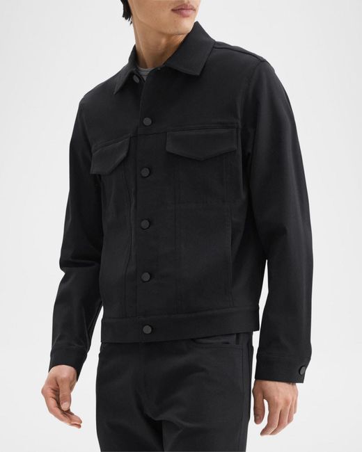 Theory Black Apos;S The River Jacket for men