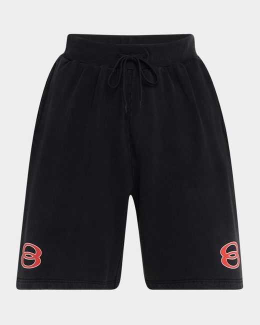 Balenciaga Blue Unity Sports Icon Long Shorts for men