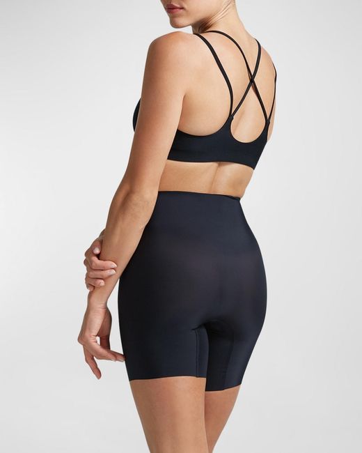 Commando Blue High-rise Zone Smoothing Shorts