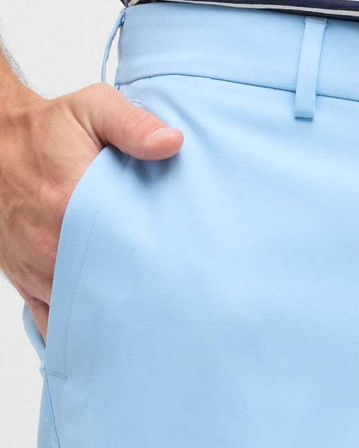 Peter Millar Blue Apos;S Salem High Drape Performance Shorts for men