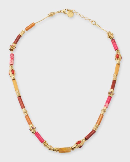 Gas Bijoux Multicolor Kali Necklace, Pattern